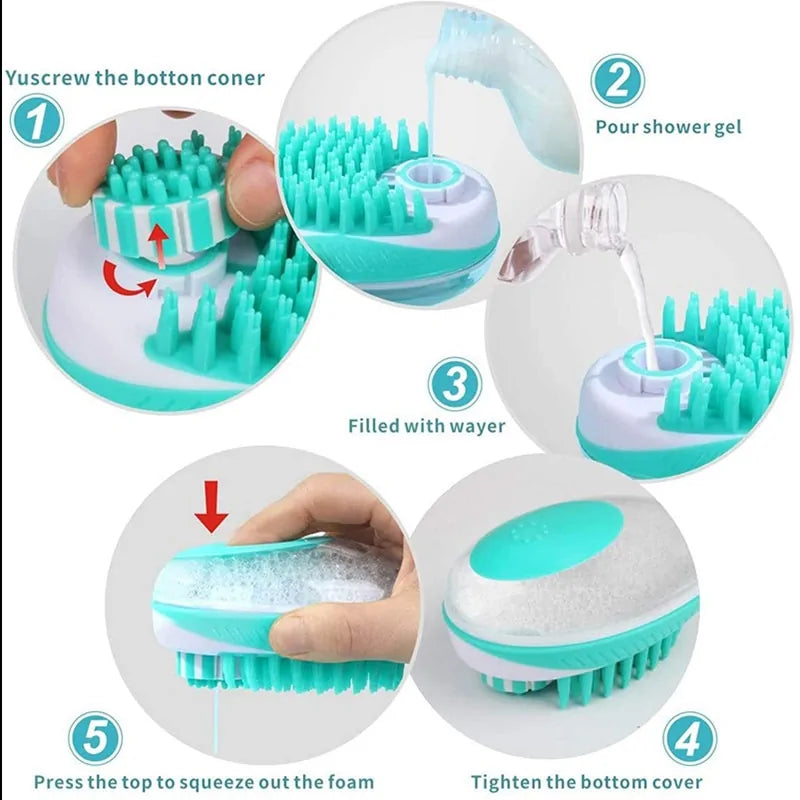 Brosse 3 en 1 chien/chat - Museauxxxl