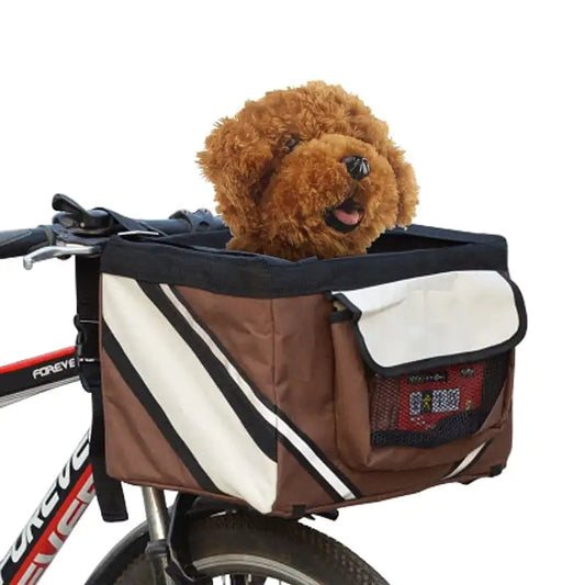 Panier de transport à vélo pour chiot, petit chien ou chat - Museauxxxl