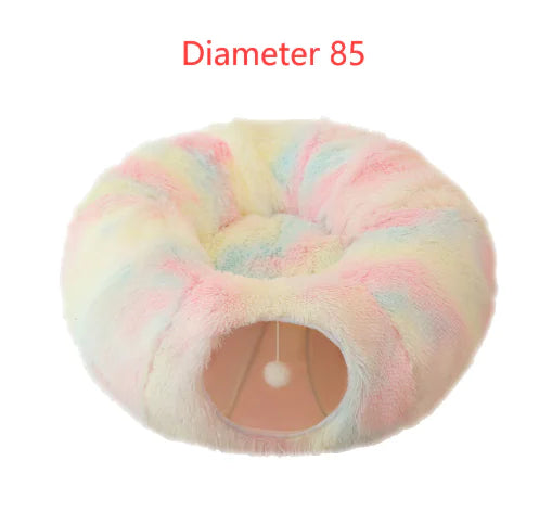 Couchage donut 2 en 1 pour Chats - Museauxxxl