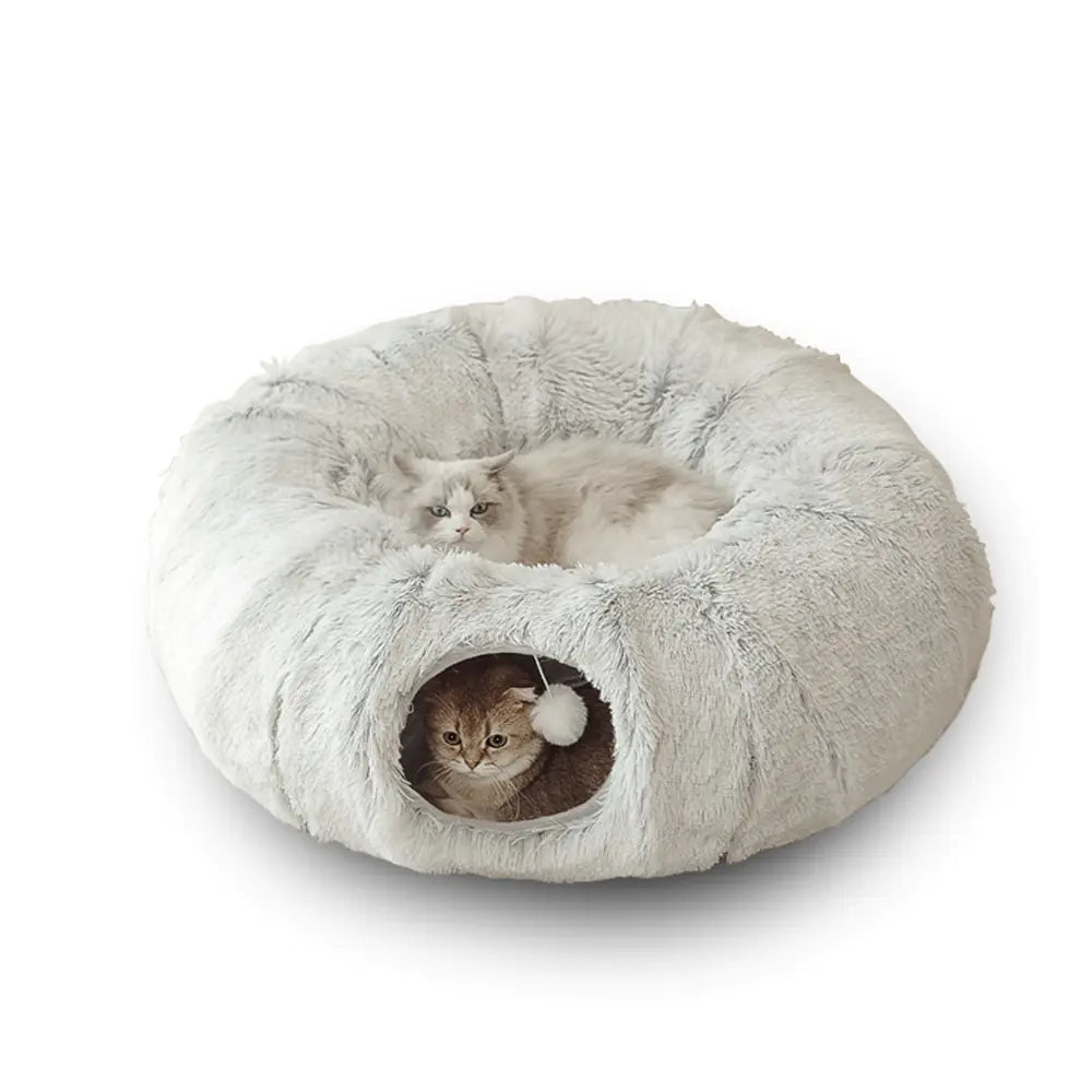 Couchage donut 2 en 1 pour Chats - Museauxxxl