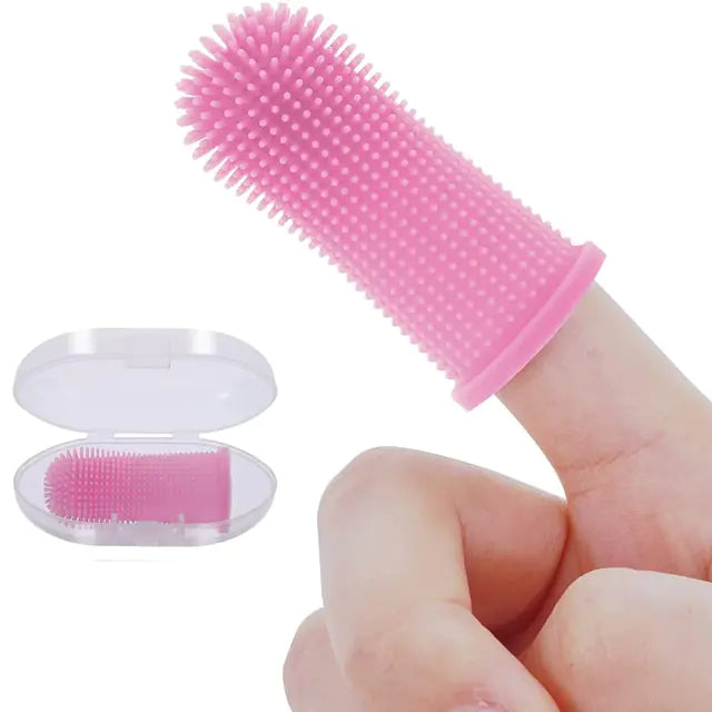 Doigt simple brosse à dent pour animaux de compagnie - Museauxxxl